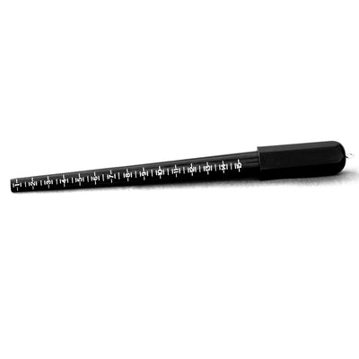 Black Plastic Ring Sizer Stick, JPI Display